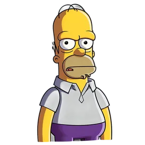 Homer Simpson Animated Series Icon PNG 05212024