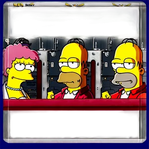 Homer Simpson Animated Series Icon PNG 05212024