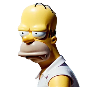 Homer Simpson Deep Thoughts PNG Vij PNG