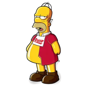 Homer Simpson Duff Beer PNG 05212024