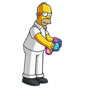 Homer Simpson Family Man PNG 24 PNG