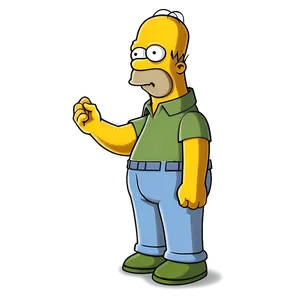 Homer Simpson Family Man PNG Pvl PNG