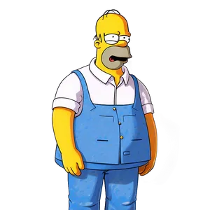 Homer Simpson Fatherly Love PNG Bvs
