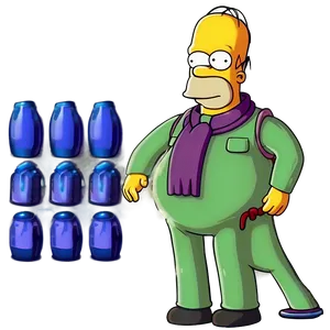 Homer Simpson Fatherly Love PNG Ijh
