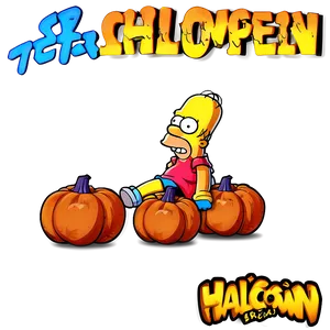Homer Simpson Halloween Special PNG 05212024
