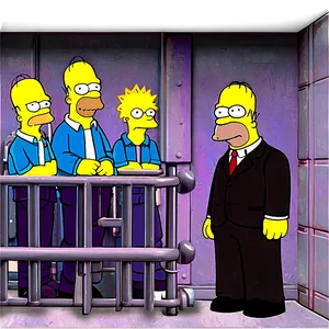 Homer Simpson Heartfelt Scenes PNG 05212024