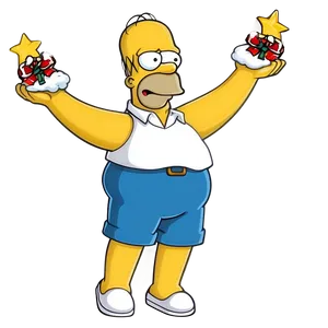 Homer Simpson Holiday Spirit Png 45 PNG image