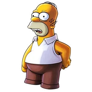 Homer Simpson Legendary Icon PNG 05212024