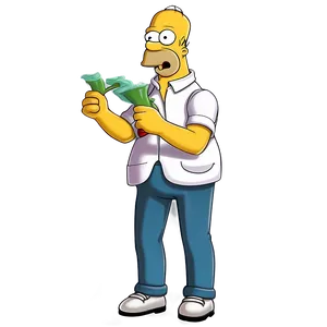 Homer Simpson Loving Husband PNG 88 PNG