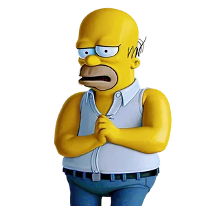 Homer Simpson Loving Husband PNG Cyn PNG