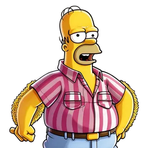 Homer Simpson Springfield Pride Png Afk PNG image