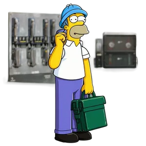 Homer Simpson Springfield Resident Png Utp25 PNG image