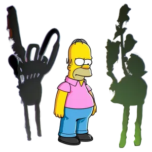 Homer Simpson Ultimate Fan PNG 05212024