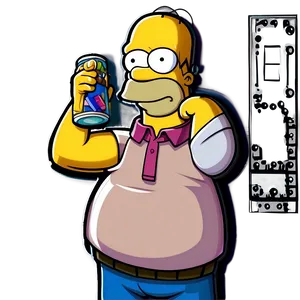 Homer Simpson Ultimate Prankster PNG Rcj39 PNG