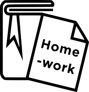 Homework_ Folder_and_ Sheet_ Icon PNG image