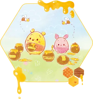 Honey Adventure Tsum Tsum PNG image