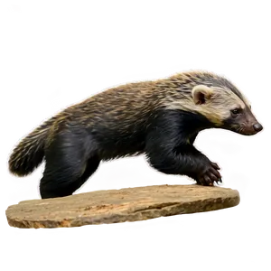 Honey Badger In Action Scene PNG God