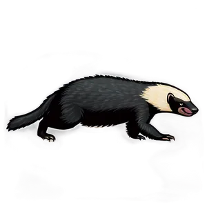 Honey Badger In The Wild PNG Rgb