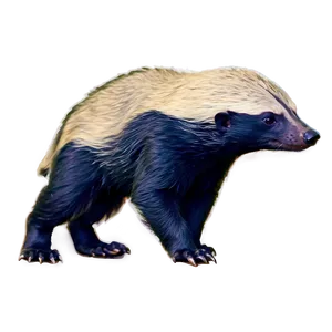 Honey Badger On The Hunt PNG 17