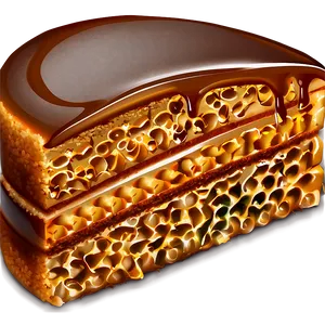 Honey Cake Slice PNG Ivt77