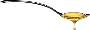 Honey_ Dripping_ From_ Spoon.png PNG