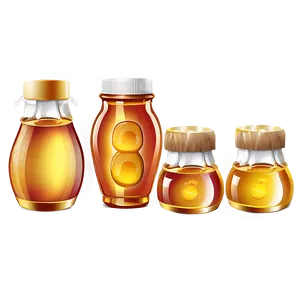 Honey Jar Collection PNG Rof