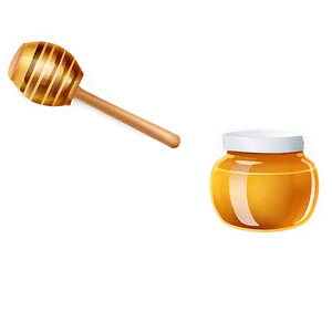 Honey Jar Illustration PNG 06212024