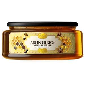 Honey Jar Label Png 26 PNG image