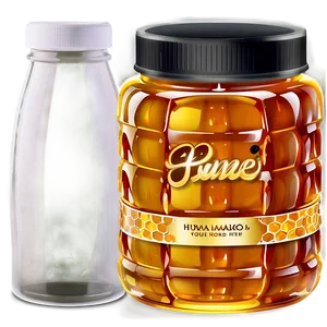 Honey Jar Label Png Qbh PNG image