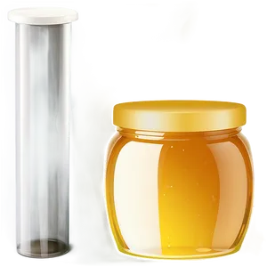 Honey Jar With Handle PNG 06212024