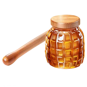 Honey Jar With Scoop PNG Dep58 PNG