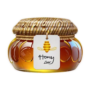 Honey Jar With Tag PNG Kyt43 PNG