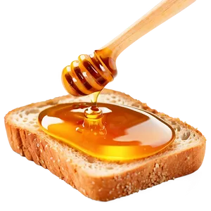 Honey On Bread Png 05242024 PNG image