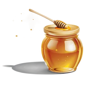 Honey Pot With Brush PNG Ntc