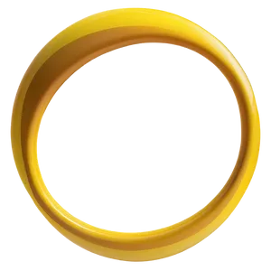 Honey Yellow Circle Framework PNG Fbp