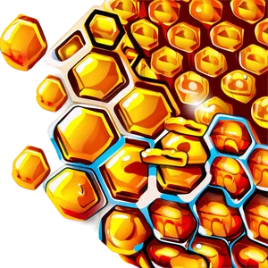 Honeycomb Clipart PNG 77
