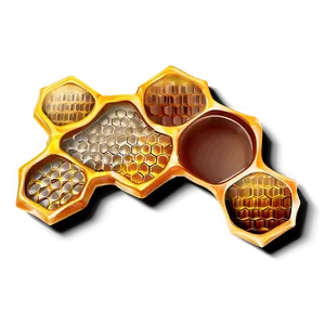 Honeycomb Design Element PNG 05232024