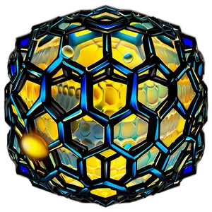 Honeycomb Grid PNG 16