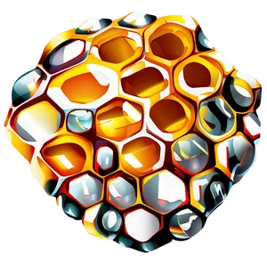 Honeycomb Illustration PNG 20