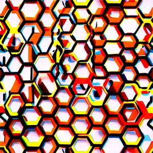 Honeycomb Pattern PNG 05062024