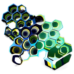 Honeycomb Silhouette PNG 75
