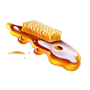 Honeycomb With Honey Png 05242024 PNG image