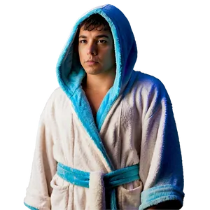 Hooded Terry Cloth Robe Png Jbw4 PNG image