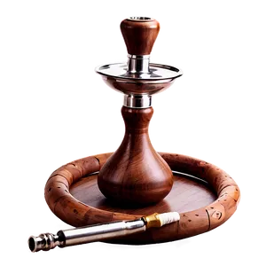 Hookah On Wooden Table Png Juy PNG image
