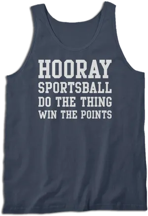 Hooray Sportsball Tank Top PNG image