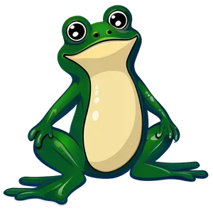 Hopping Frog Clipart PNG 06262024
