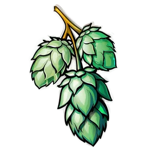 Hops Logo Element PNG 84