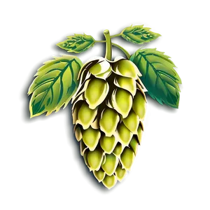 Hops Logo Element PNG 97