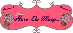 Hora Da Mary Floral Banner PNG image