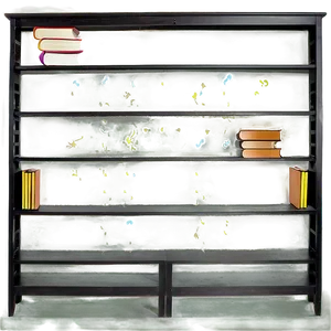 Horizontal Books On Shelf PNG 96 PNG